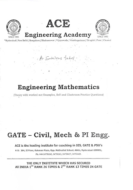 Gate books mechanical engineering pdf solution